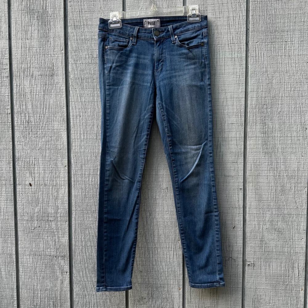 PAIGE Verdugo Ankle Women's Size 27‎ Light Wash Denim Jeans Slim Fit